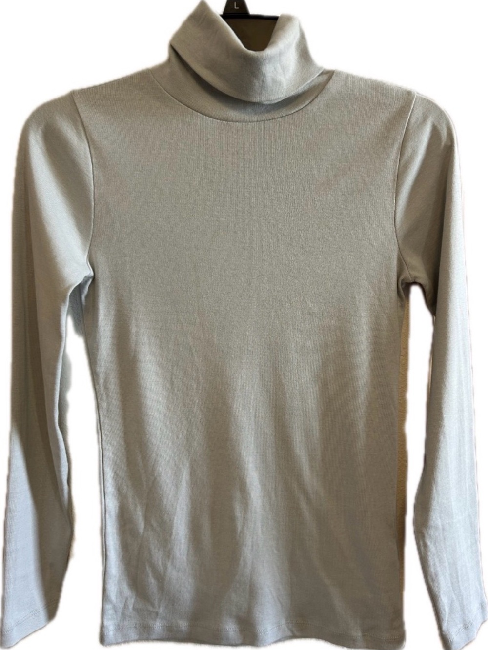 NWOT J. Crew Women's Perfect-Fit Turtleneck Sage, 100% Cotton, Size XS